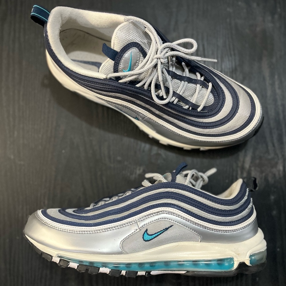 Nike Air Max 97 Silver Blue Sneakers